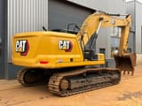 2025 Caterpillar 330GC crawler excavator, rear three-quarter view