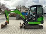 2019 Kubota KX027-4 mini excavator, side profile view