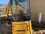 2022 Komatsu PC16R-3HS mini excavator, rear view