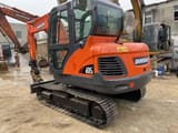 2016 Doosan DX60 crawler excavator, rear three-quarter view
