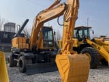 2022 Hyundai R150W-9S wheel excavator, front three-quarter view