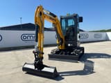 2026 Shantui SE27SR mini excavator, front three-quarter view