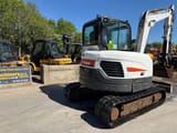 2010 Bobcat E60 crawler excavator, rear three-quarter view
