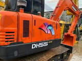 2016 Doosan DH55 Gold crawler excavator, side profile view