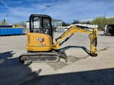 2021 Caterpillar 302.7DCR crawler excavator, side view
