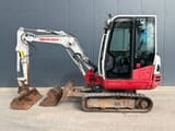 2017 Takeuchi TB230 mini excavator, side profile view