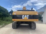 2021 Caterpillar 330CL crawler excavator, rear view