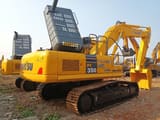 2024 Komatsu PC350 crawler excavator, rear three-quarter view
