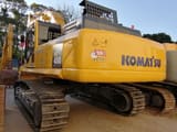 2018 Komatsu PC450-8 crawler excavator, rear three-quarter view