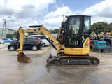 2014 Caterpillar 303E mini excavator, side view