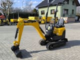 2018 Kubota K008-3 mini excavator, side view