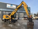 2016 Caterpillar MH3022 wheel excavator, side view