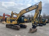 2018 Caterpillar 320-07A crawler excavator, side view