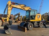 2018 Caterpillar M315F wheel excavator, side view