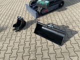 Berger Kraus BK1250JS mini excavator with bucket attachments