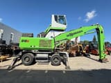 2020 Sennebogen 818-E excavator side view