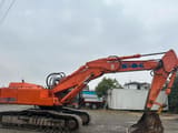 2003 Kobelco EX 285 crawler excavator, side view