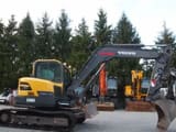 2015 Volvo ECR88D crawler excavator, side view
