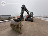 2019 Atlas 160W Swedish Edition wheel excavator, front three-quarter view