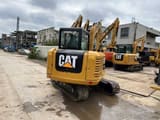2020 Caterpillar 306E crawler excavator, rear three-quarter view