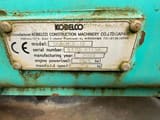 2003 Kobelco SK80MSR-1E mini excavator identification plate