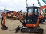 2025 Hitachi 30 crawler excavator, side view