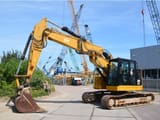 2016 Caterpillar 325FL crawler excavator, side view