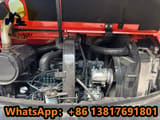 2023 Kubota KX183 mini excavator engine compartment view