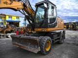2017 CASE WX148 wheel excavator, front three-quarter view