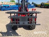 2021 Schäffer 4670 mini excavator front view with attachment