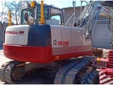 2015 Takeuchi TB1140 crawler excavator, rear three-quarter view