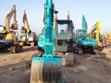 2024 Kobelco SK75-8 mini excavator, front view