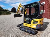 XCMG XE20E mini excavator, rear three-quarter view