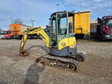 2007 Yanmar ViO25 mini excavator, side view