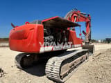 2013 Liebherr R924LC crawler excavator, rear three-quarter view with engine compartment open
