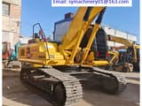 2022 Komatsu PC350 crawler excavator, rear three-quarter view