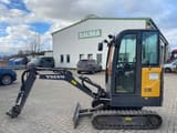 2022 Volvo EC18E mini excavator, side view