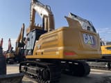 2024 Caterpillar 336GC crawler excavator, rear three-quarter view