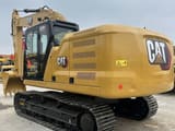 2023 Caterpillar 320GC crawler excavator, rear three-quarter view