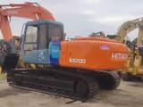 2016 Hitachi EX200-2 crawler excavator, rear three-quarter view