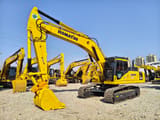 2023 Komatsu PC300 crawler excavator, side profile view