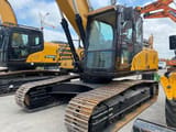 2020 Sany SY215C crawler excavator, front three-quarter view