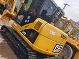 2022 Caterpillar 306D mini excavator, rear three-quarter view