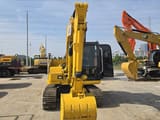 Komatsu PC70-8 mini excavator, front view