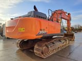 2018 Hitachi Zaxis 350LCN crawler excavator, rear three-quarter view