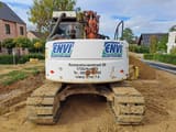 2007 Hitachi ZX135US crawler excavator, rear view