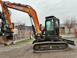 2022 CASE CX 90D mini excavator, side profile view