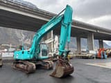 2000 Kobelco SK210NLC-6 crawler excavator, side view