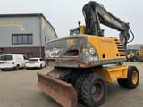2005 Volvo EW160B wheel excavator, rear three-quarter view