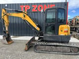 2015 Bobcat E50 mini excavator, side view